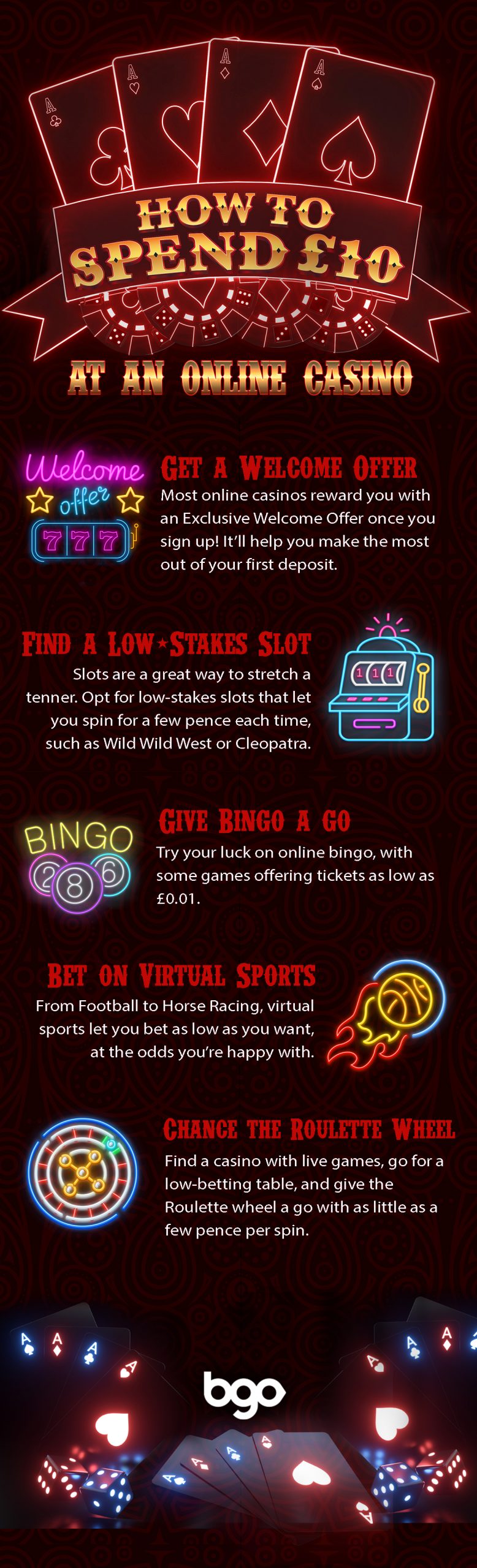 Looking for ideas on how to spend £10 at an online casino